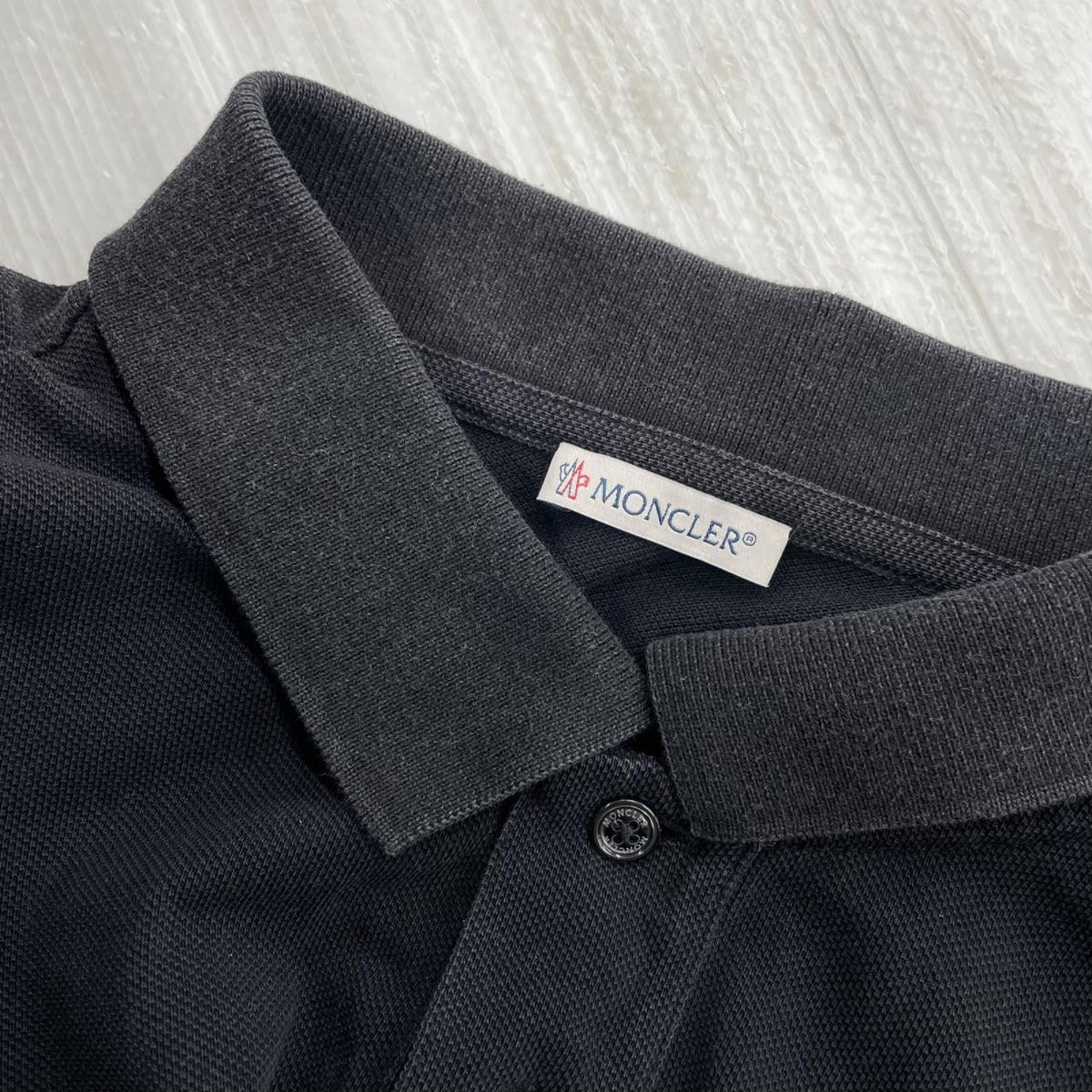ポロシャツ MAGLIA POLO MANICA CORTA 黒 L ブラック