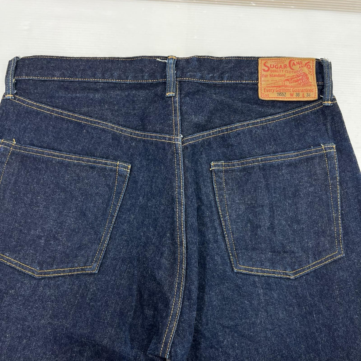 デニムパンツ SUGAR CANE 14oz. DENIM 1955Z MODEL ZIPPER FLY 36