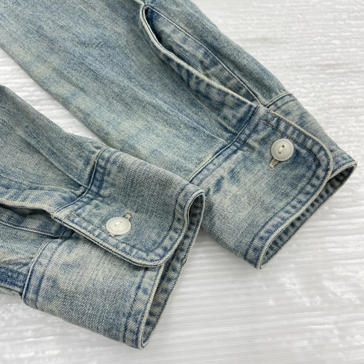 長袖シャツ RRL デニムシャツ M サックス M ブルー