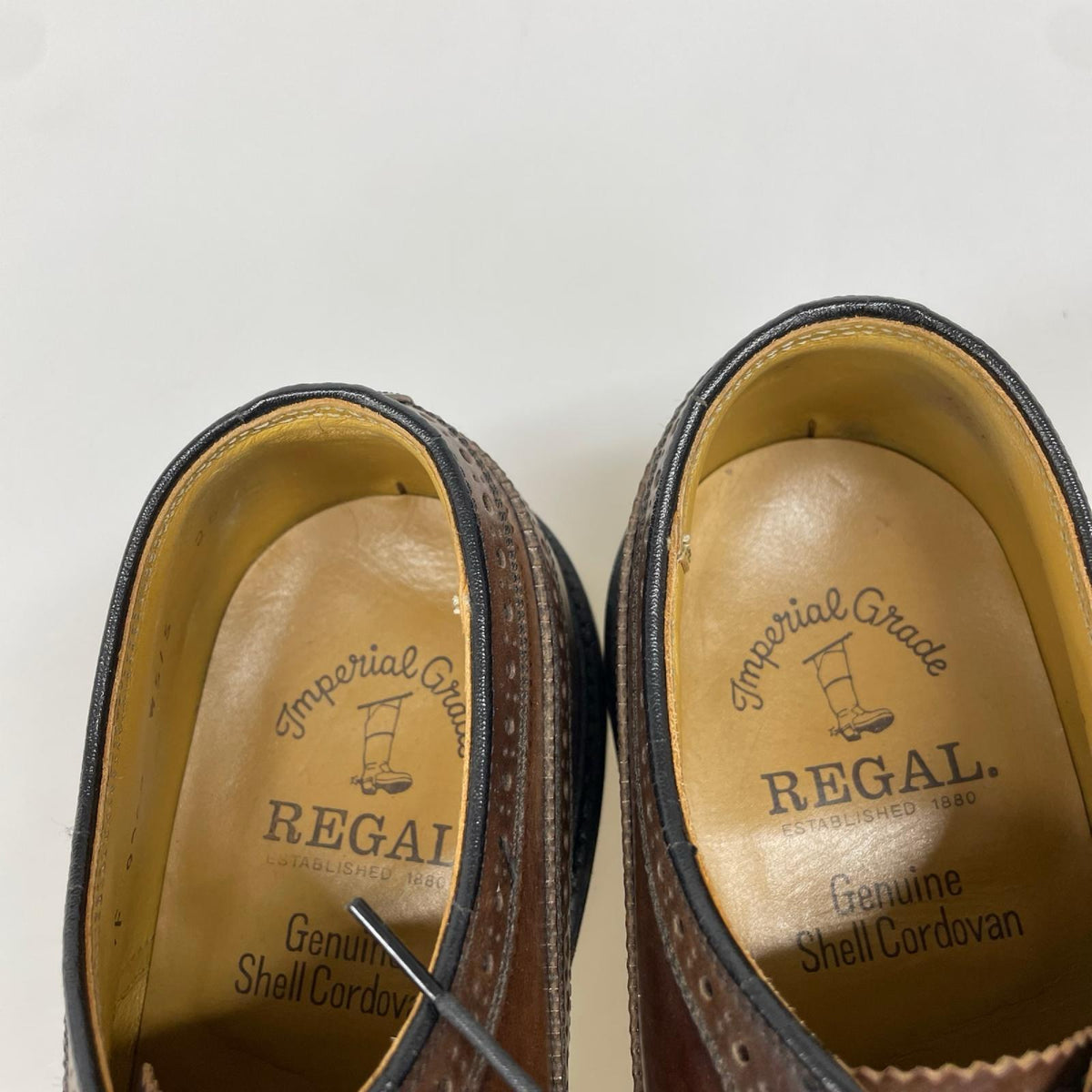 シューズ REGAL インペリアルグレード ウィングチップ 26.0 茶 26cm (US8 UK7 1/2 EU42) ブラウン