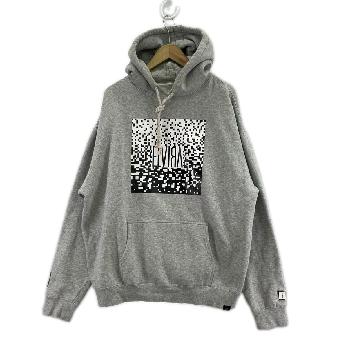 パーカー ロゴプリントパーカー GRY XL グレー