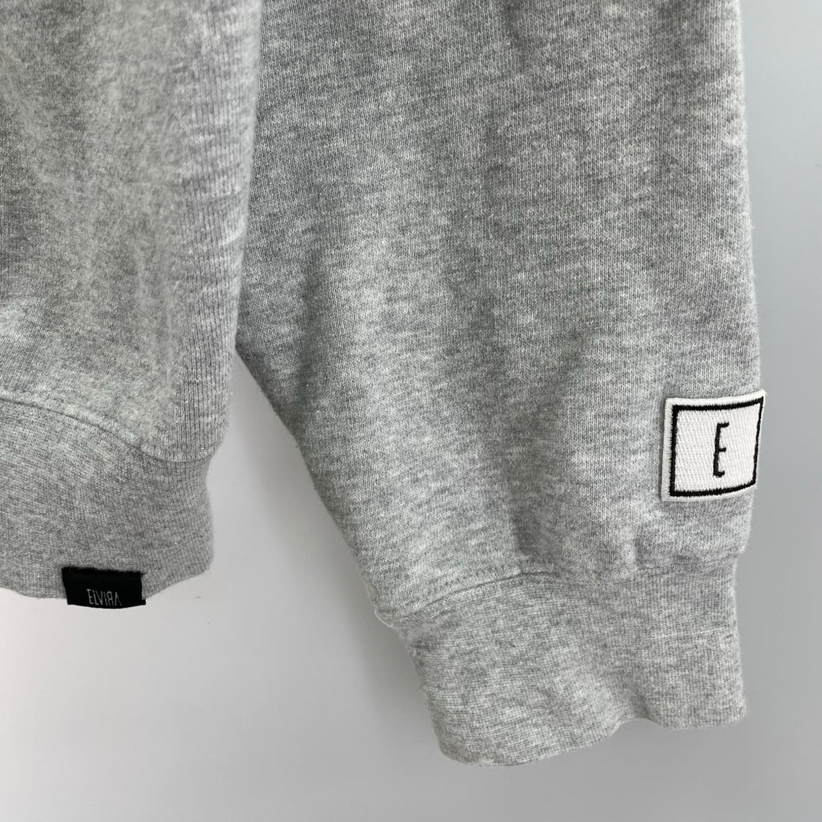パーカー ロゴプリントパーカー GRY XL グレー