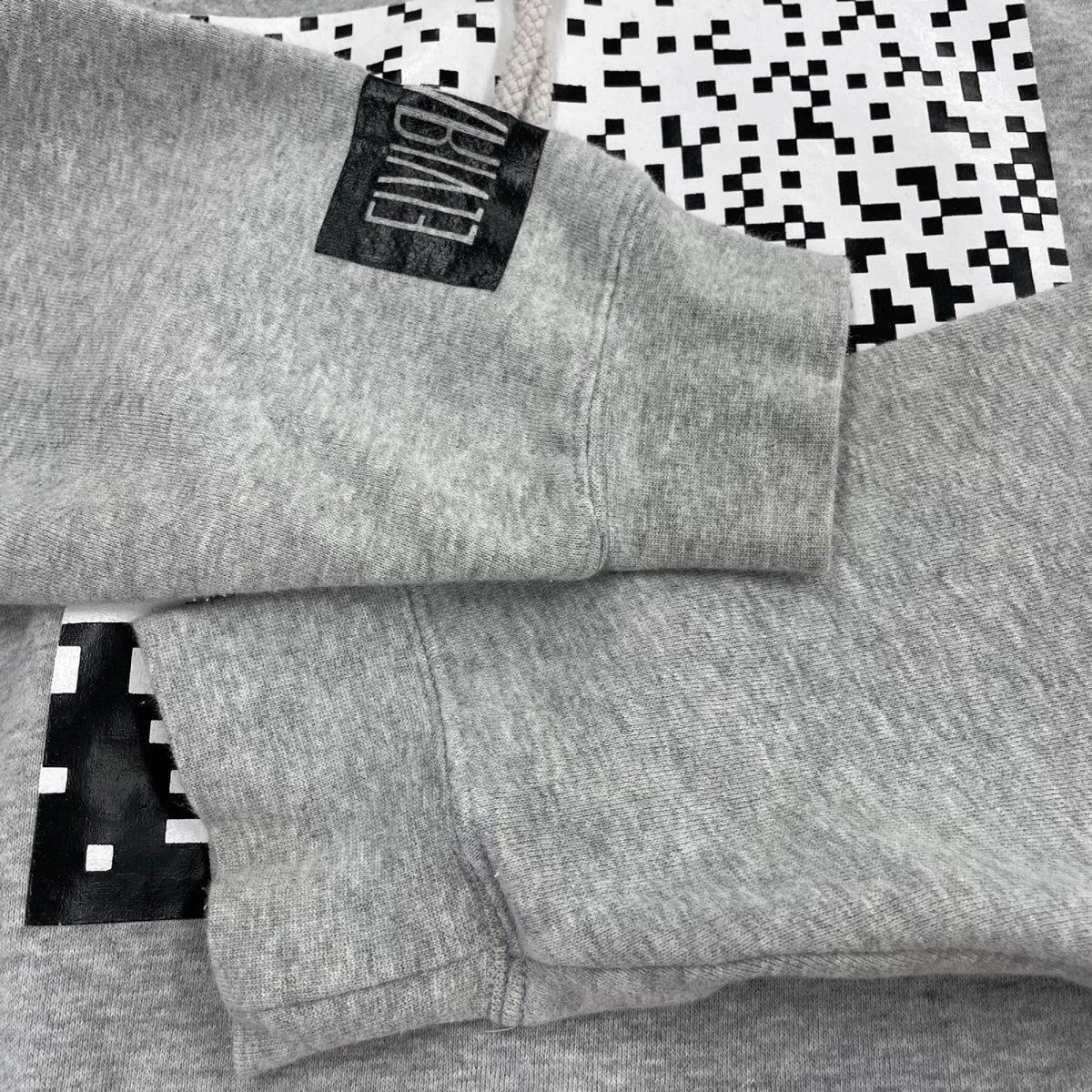 パーカー ロゴプリントパーカー GRY XL グレー