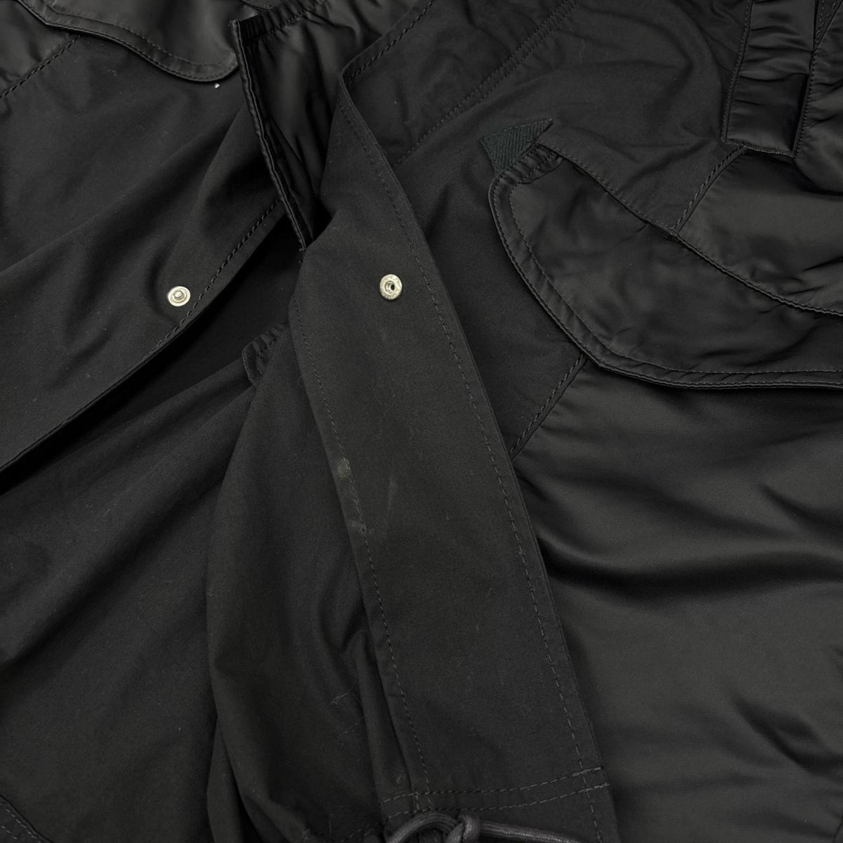 ジャケット 21AW MILITARY COAT ドッキング 黒 (3) 3 ブラック