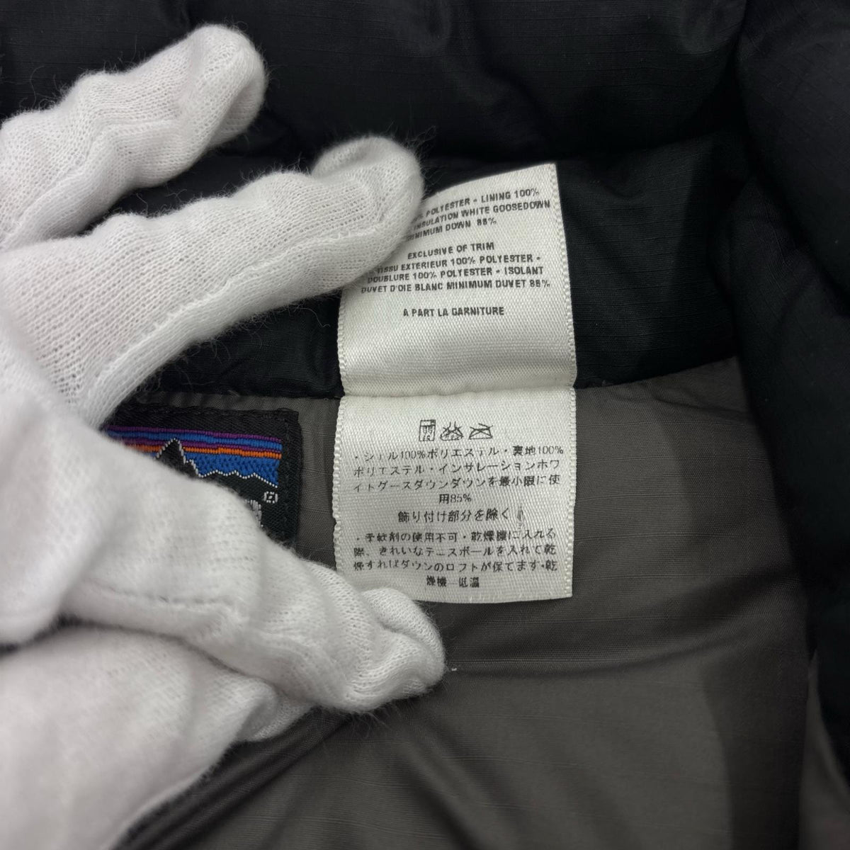 ジャケット グースダウン 黒 S ブラック