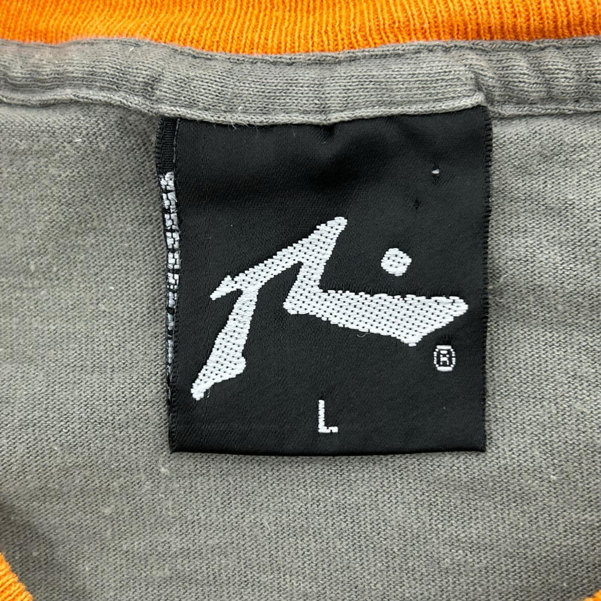 半袖Tシャツ 90S RUSTY リンガー ダークグレー (L) L グレー
