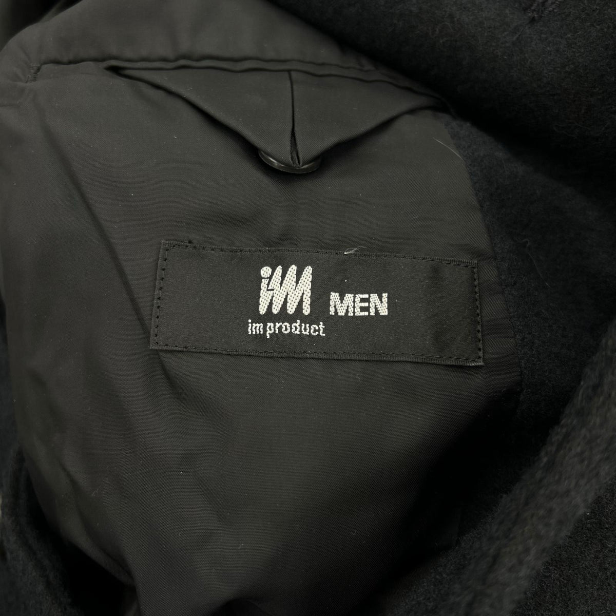 その他アウター im product 90s ウールフーデッドコート ブラック M ブラック