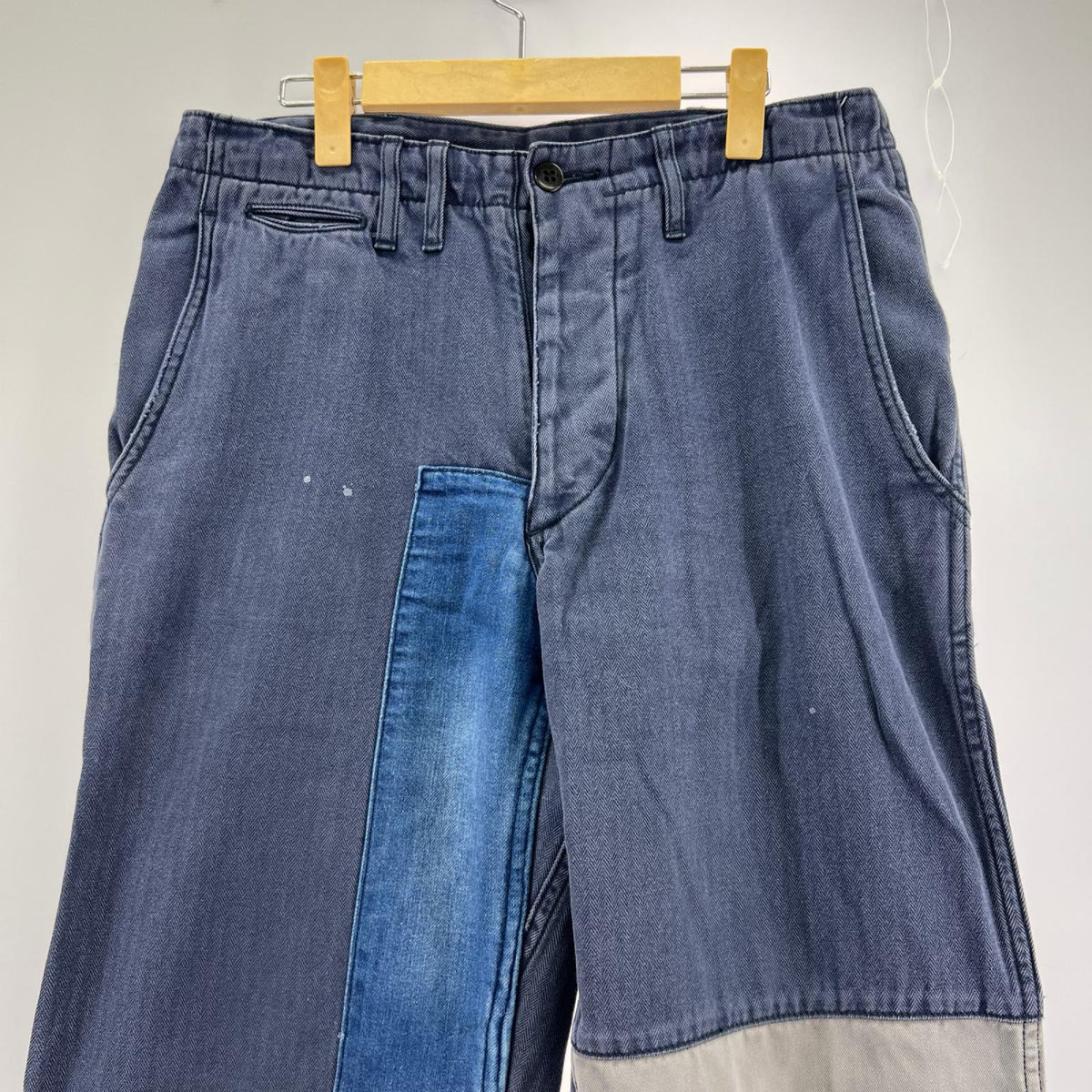 パンツ HOMESTEAD リメイクワークパンツ ネイビー S ネイビー