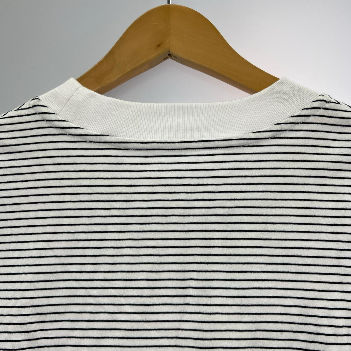 半袖Tシャツ ドローコードボーダーS/Sカットソー ホワイト フリー