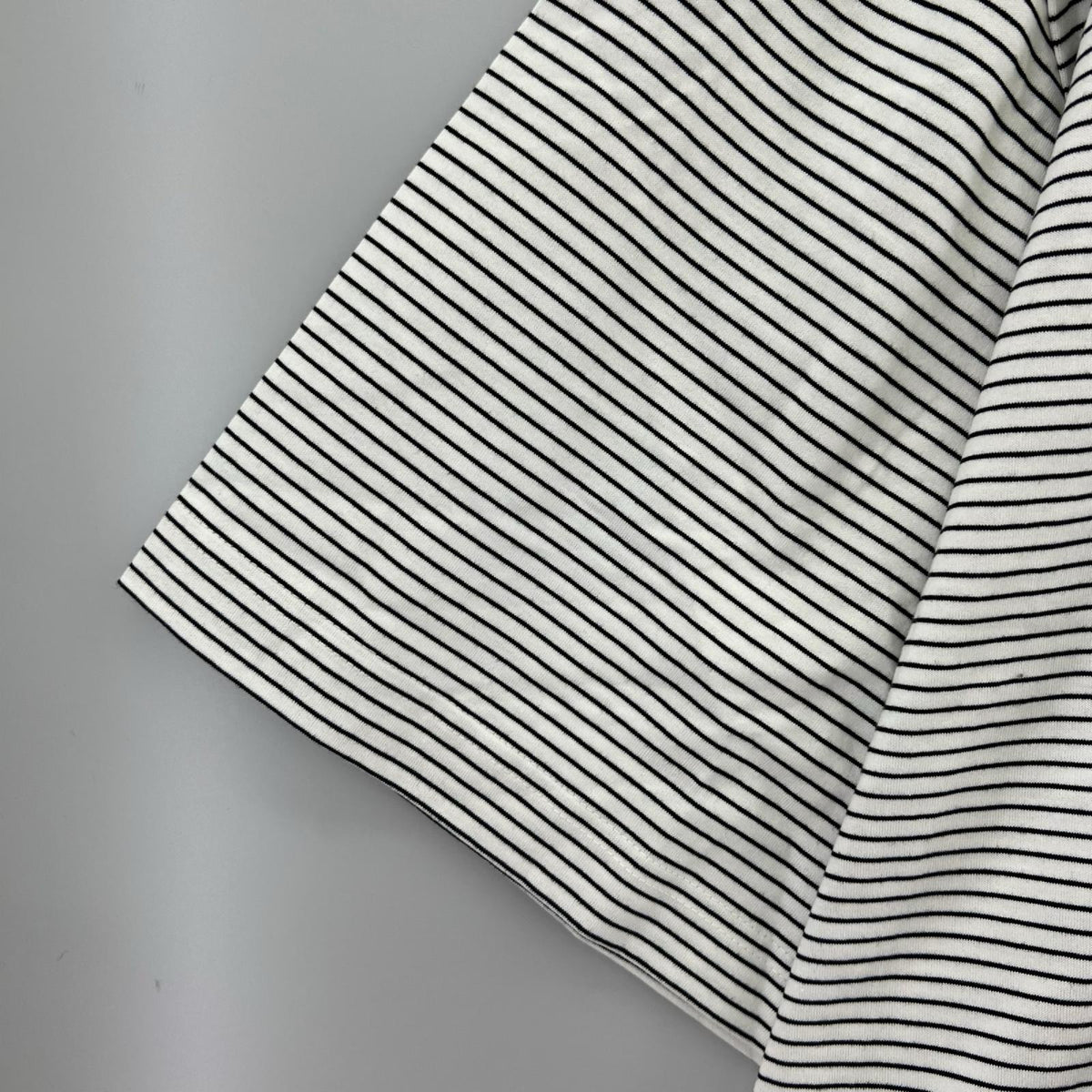 半袖Tシャツ ドローコードボーダーS/Sカットソー ホワイト フリー