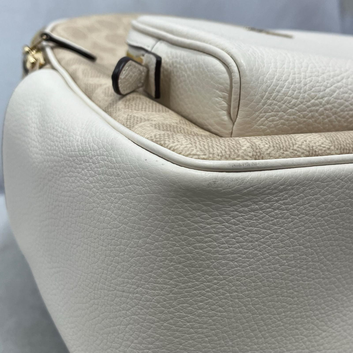 COACH シグネチャー リュックサック アイボリー CZ176