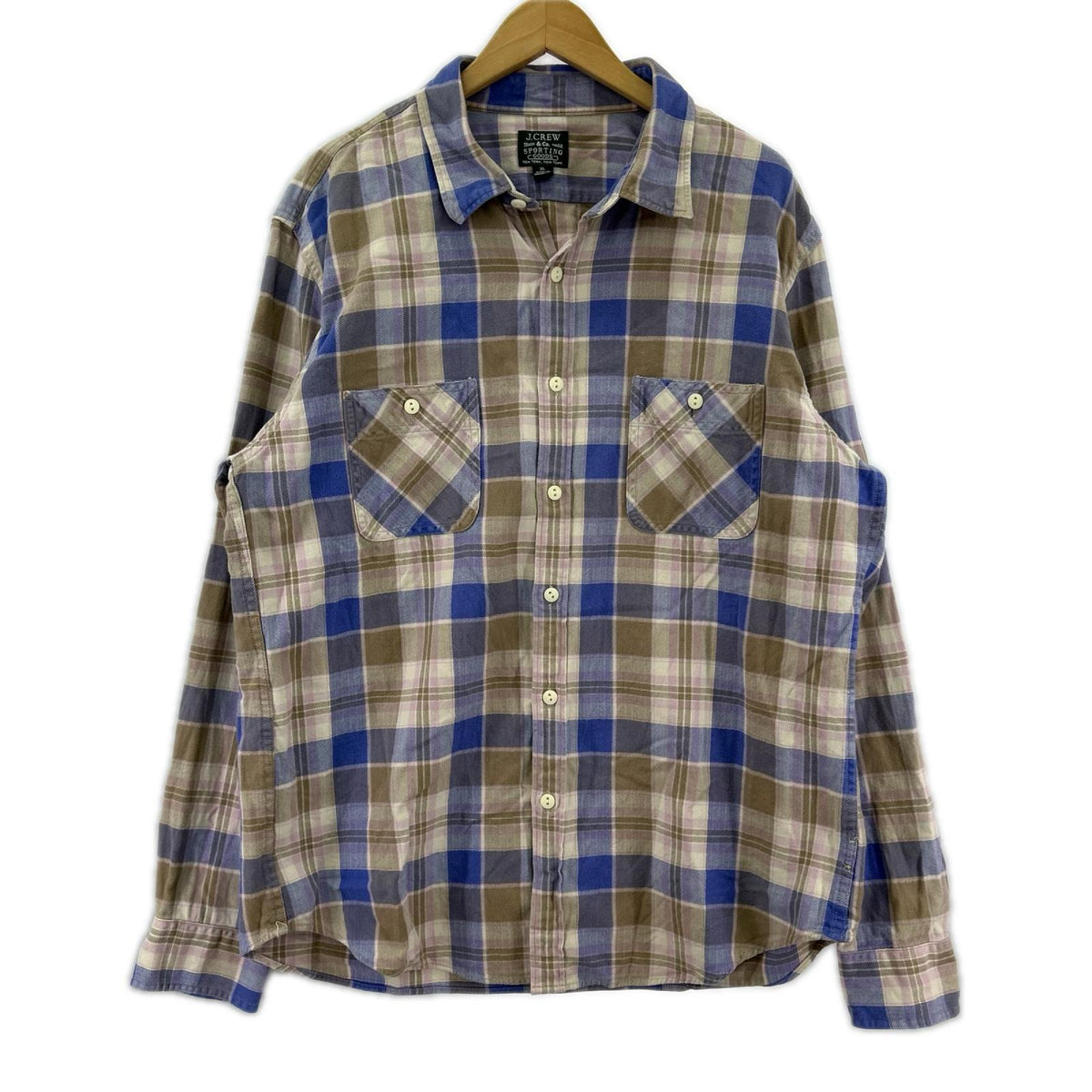 長袖シャツ 00s vintage チェックシャツ マルチカラー
