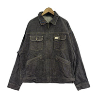 ジャケット roca wear ジップ 黒 ブラック