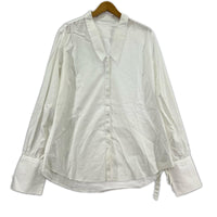 長袖シャツ BOURRIENNE PARIS X DIVA DIVO T3W ドレスシャツ 44 白 44 ホワイト