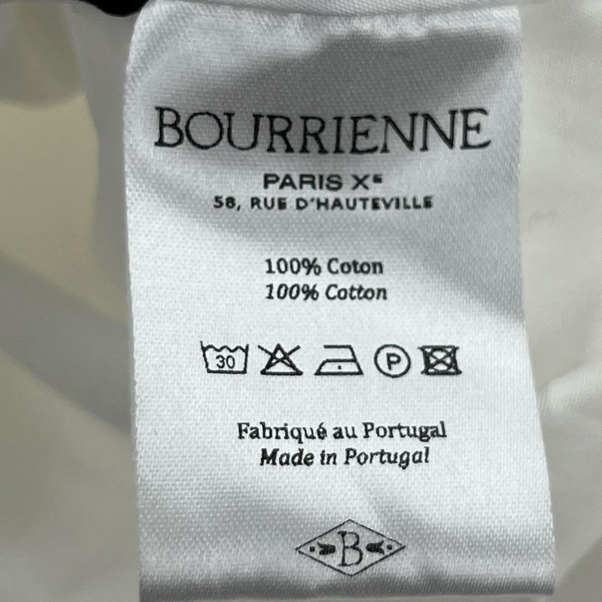 長袖シャツ BOURRIENNE PARIS X DIVA DIVO T3W ドレスシャツ 44 白 44 ホワイト