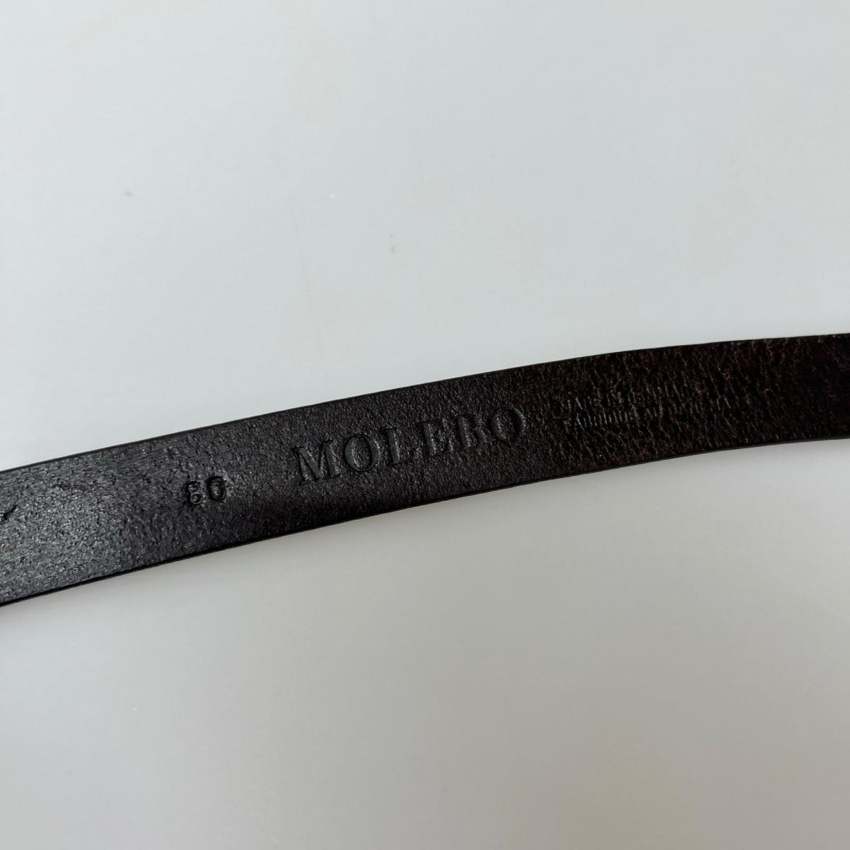 その他アクセサリー MOLEBO M2413 レザー ウエスタンベルト ブラウン