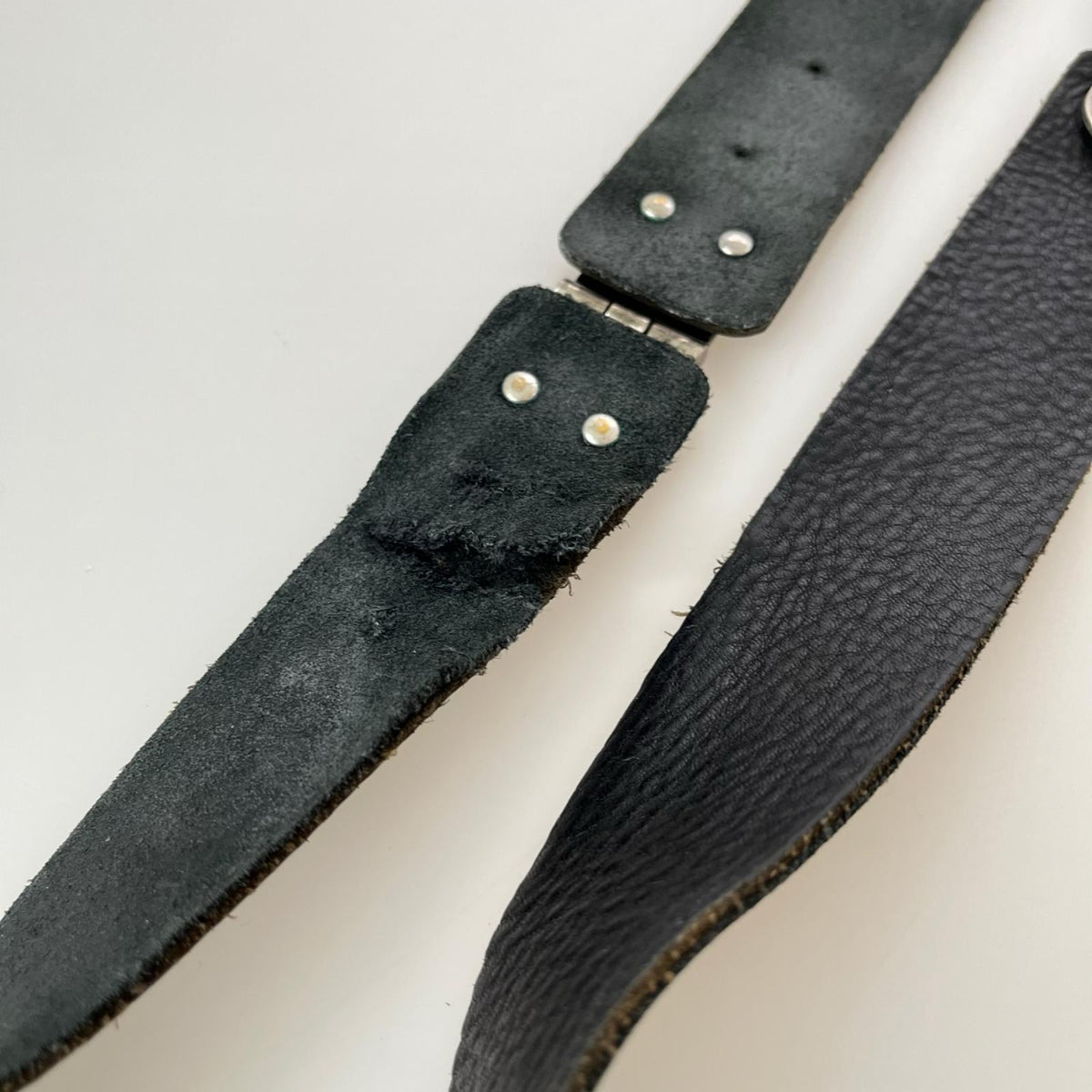 その他アクセサリー Maison Martin Margiela 本人期 ドッキングレザーベルト ブラック