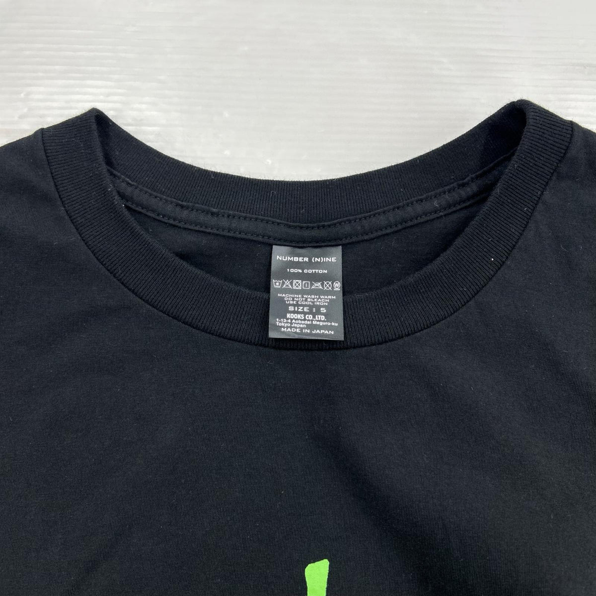 半袖Tシャツ 黒 5 ブラック
