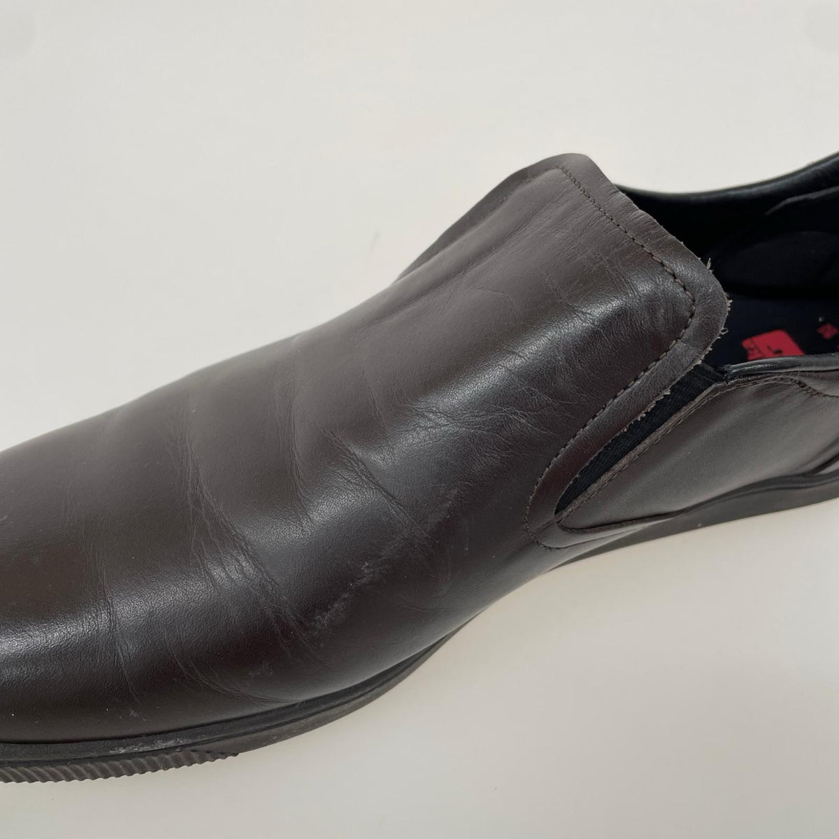 シューズ SLIP-ON DELUXE ブラウン 26.5cm (US8 1/2 UK8 EU43) ブラウン