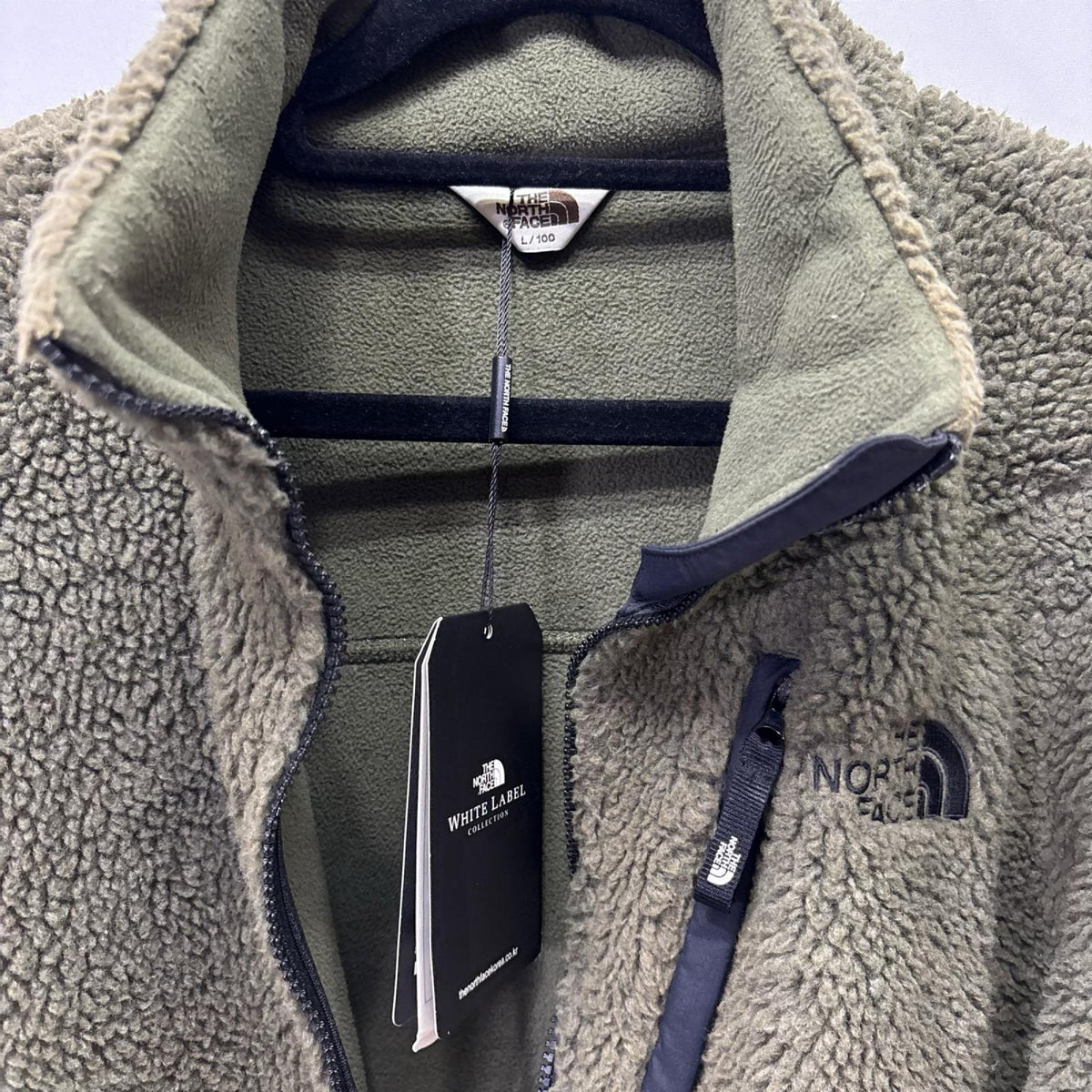ブルゾン WHITE LABEL RIMO FLEECE JACKET 緑 (L) L カーキ