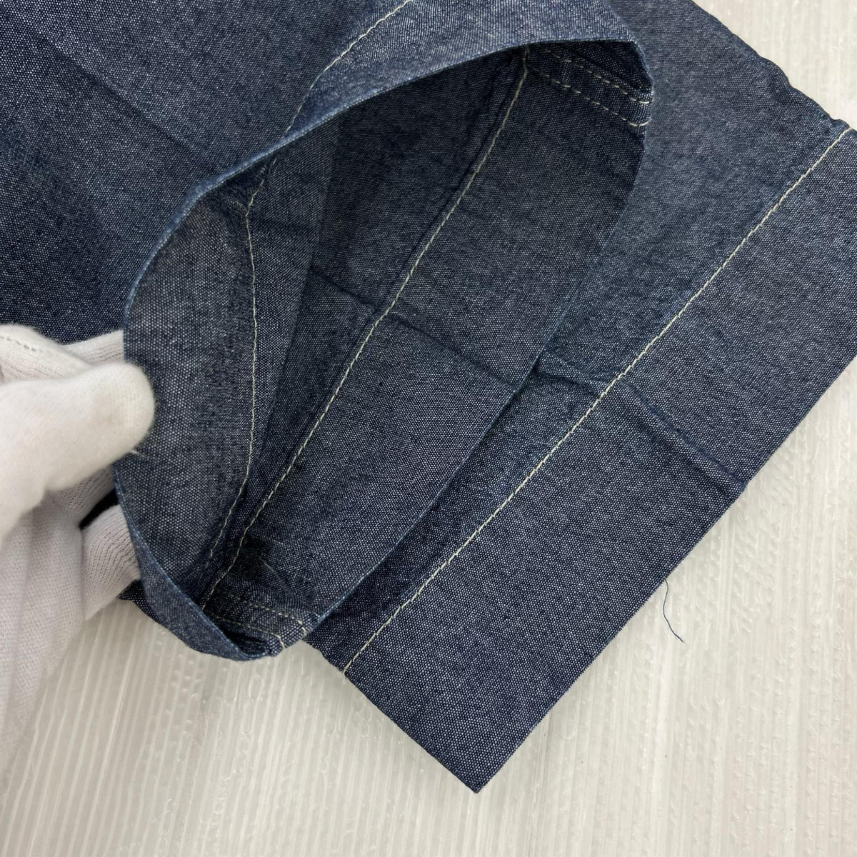 パンツ フランス軍 50s~60s M-52 シャンブレートラウザー 36 ブルー
