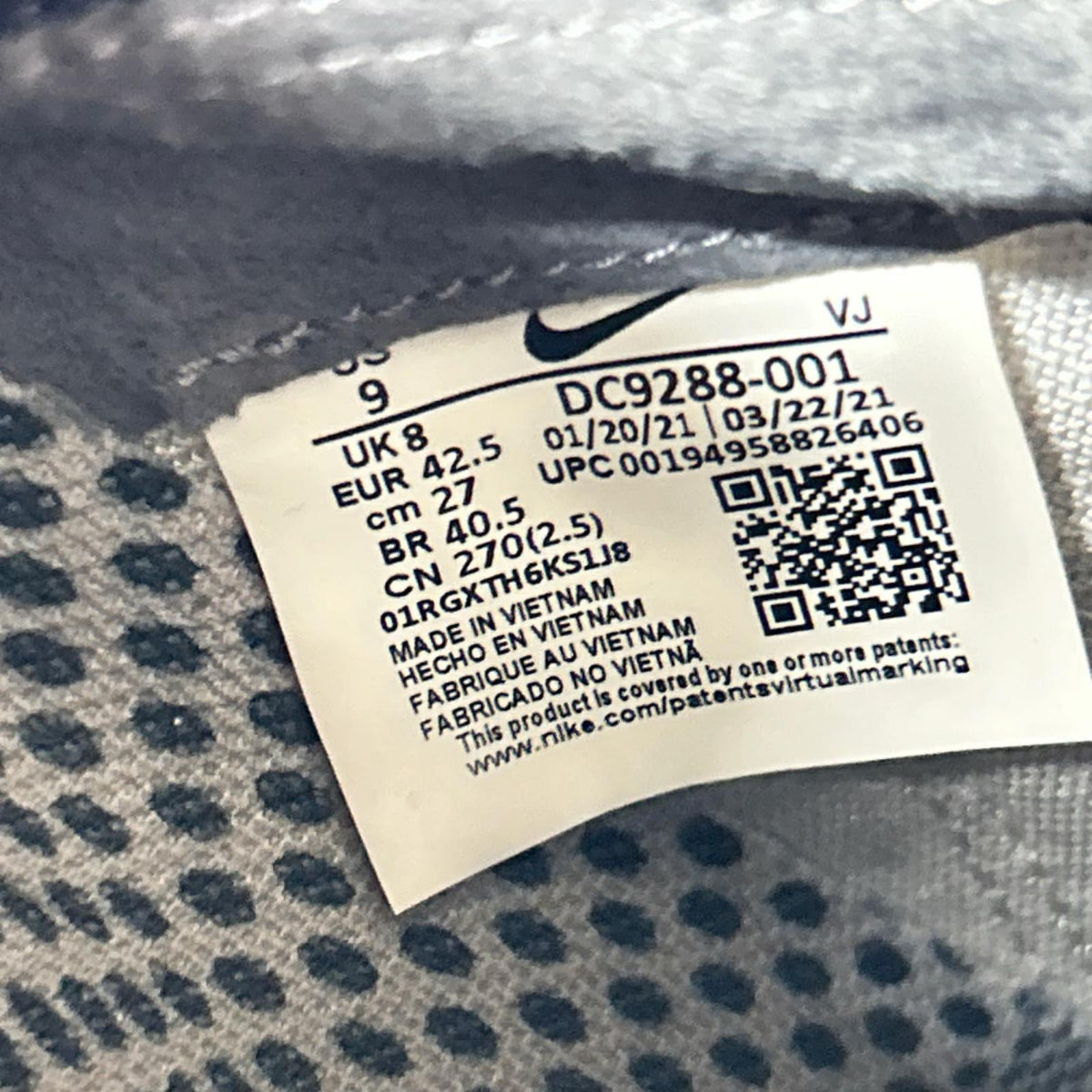 スニーカー NIKE Air Tuned Max Smoke Grey 27cm (US9 UK8 1/2 EU44)