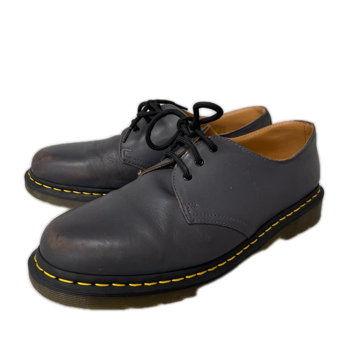 シューズ 3ホールシューズ/UK9/GRY 27.5cm (US9 1/2 UK9 EU45) ブラック