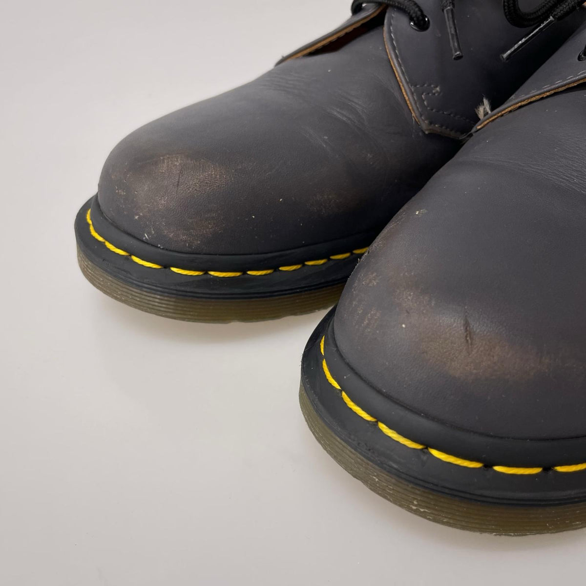 シューズ 3ホールシューズ/UK9/GRY 27.5cm (US9 1/2 UK9 EU45) ブラック