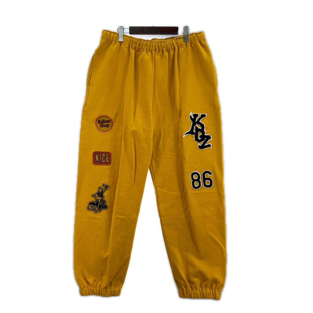 パンツ × FREAK’S STORE/スウェットパンツ/L/213-1433 L イエロー