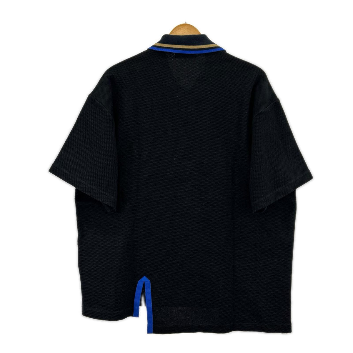 ポロシャツ 20SS ビッグ鹿の子ポロシャツ BLK 1 ブラック