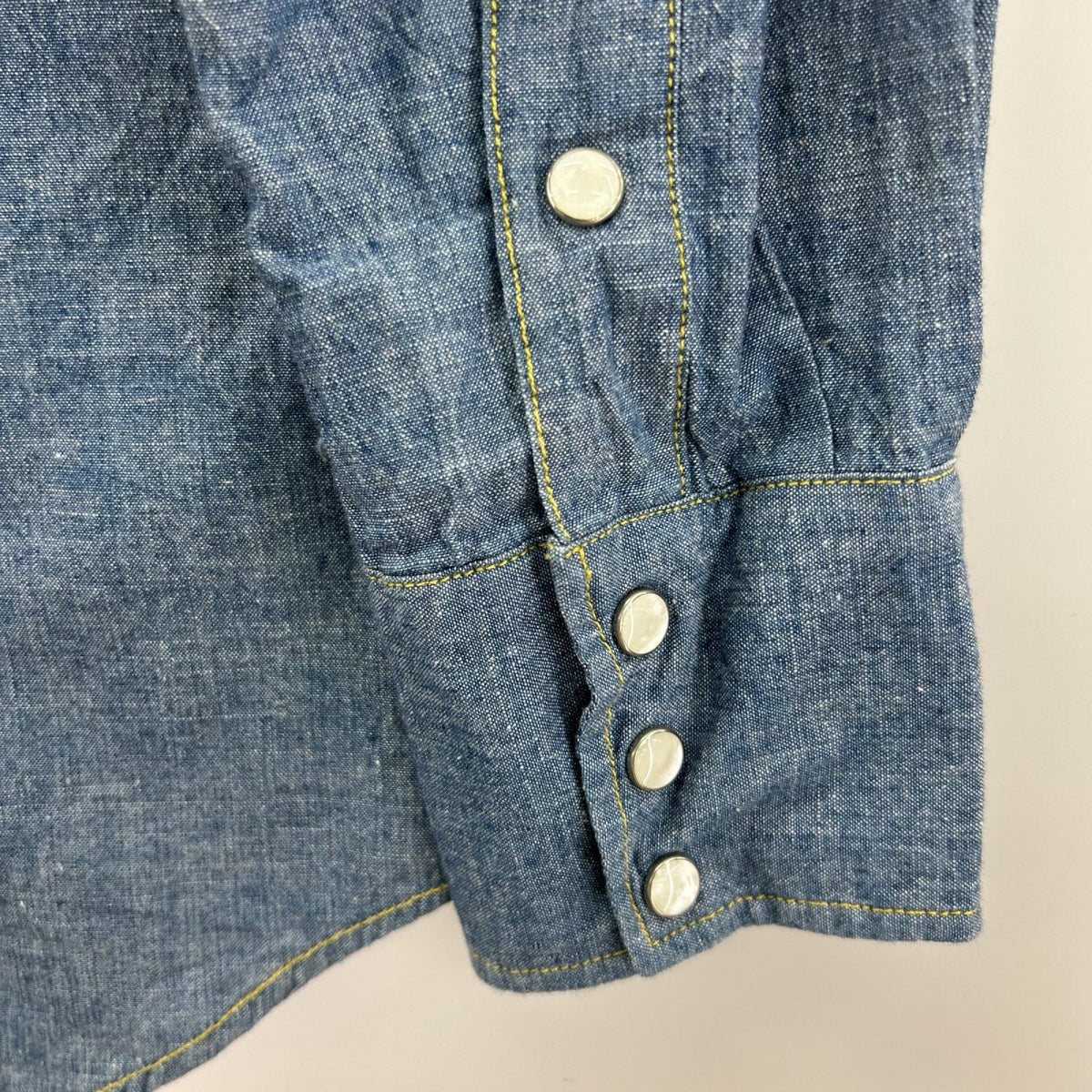 長袖シャツ YCHAI WESTERN SHIRTS S ブルー