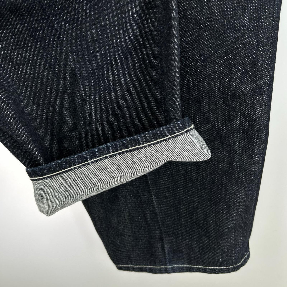 デニムパンツ Selvage Denim Two Tuck Tapered Pant 1 ネイビー