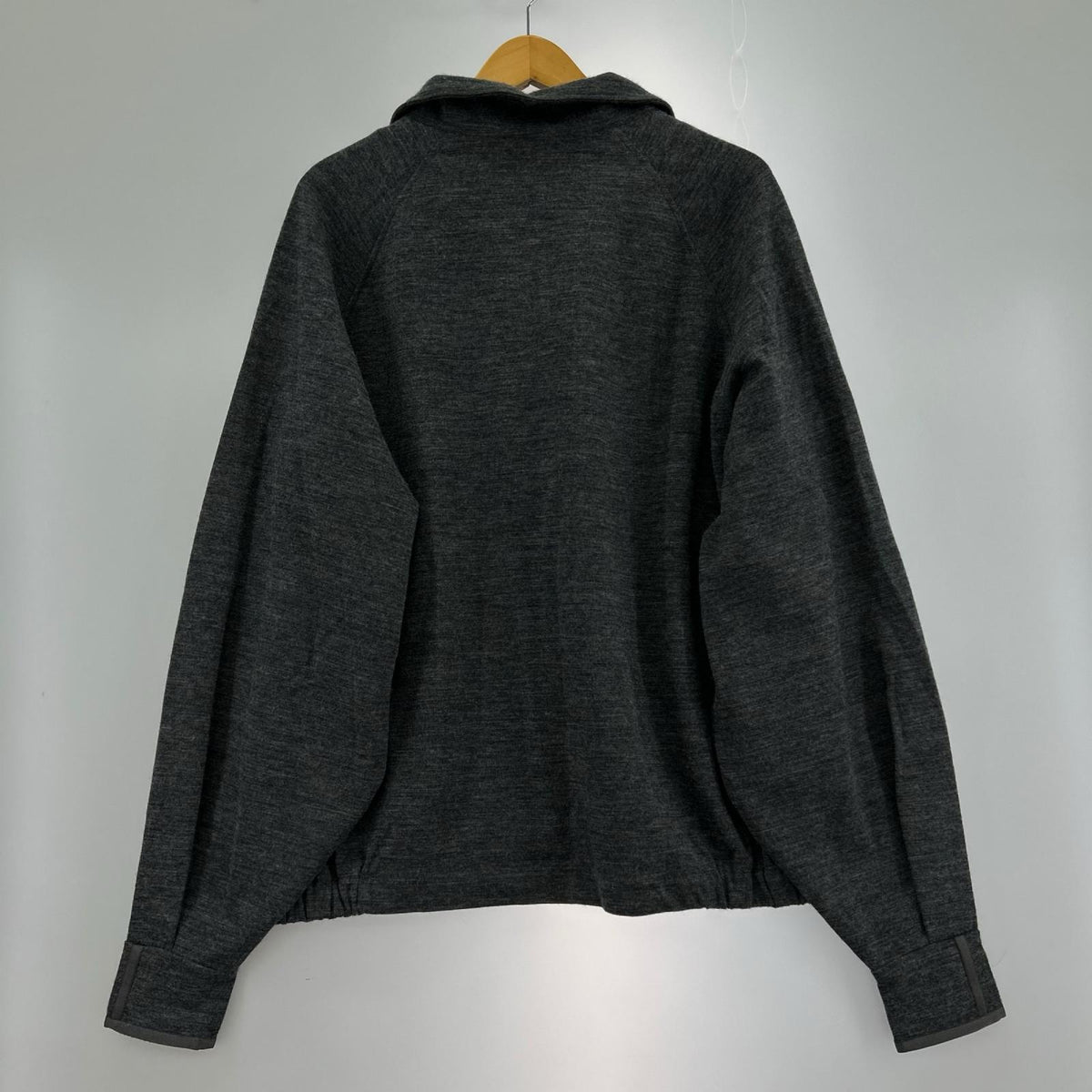スウェット 23AW HALF ZIP STAND COLLAR PO 46 グレー