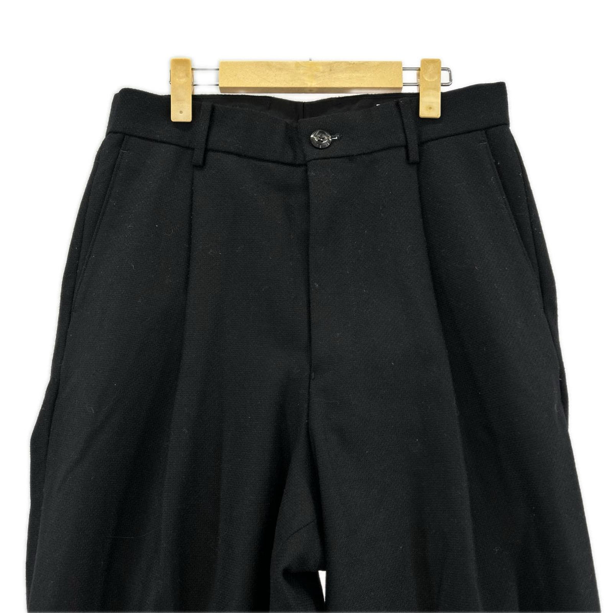 パンツ 23AW THE SLACKS STRAIGHT ブラック