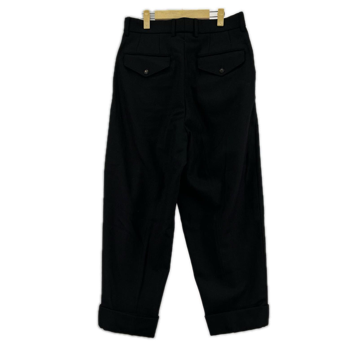 パンツ 23AW THE SLACKS STRAIGHT ブラック