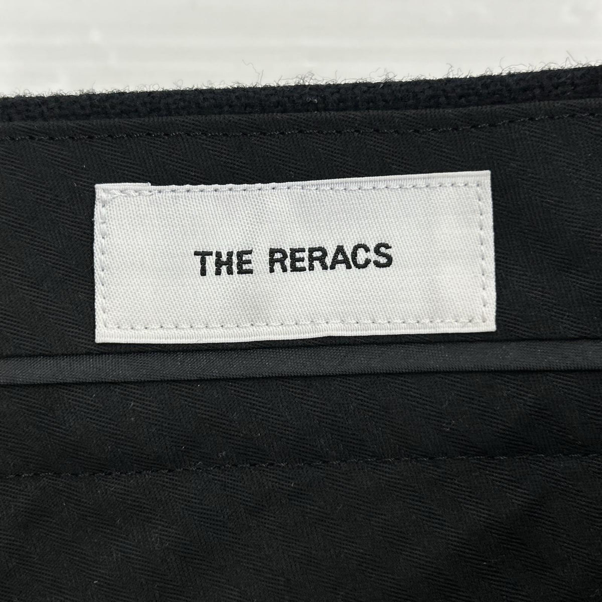 パンツ 23AW THE SLACKS STRAIGHT ブラック
