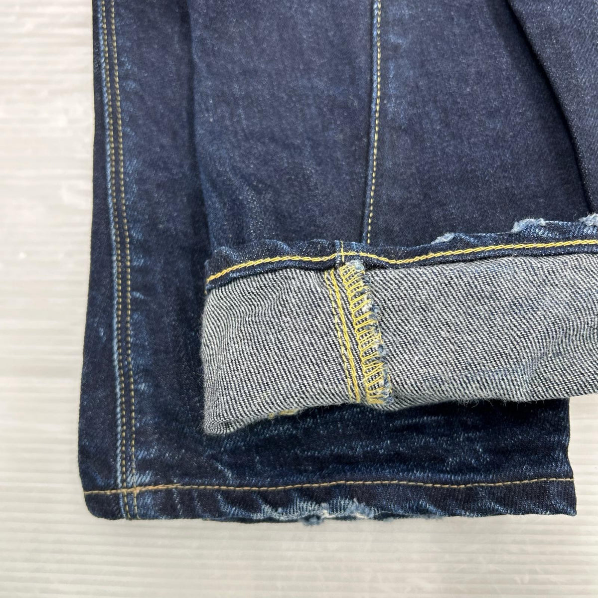デニムパンツ 濃紺 W33 30 ブルー