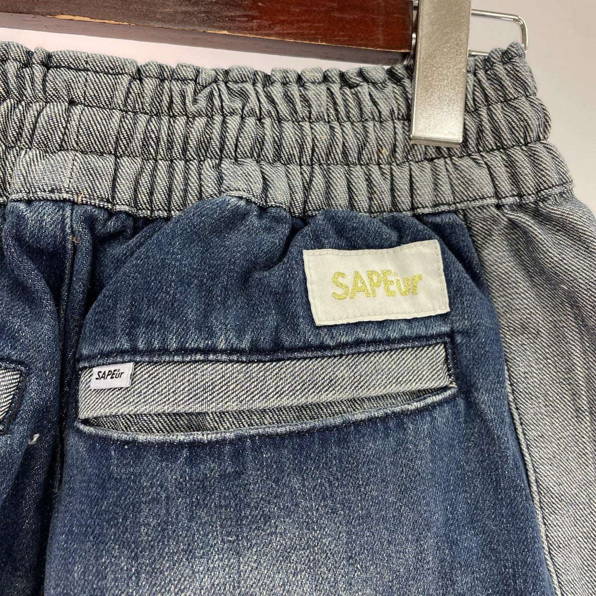 ショートパンツ デニムバスケットショーツ BLU M ブルー