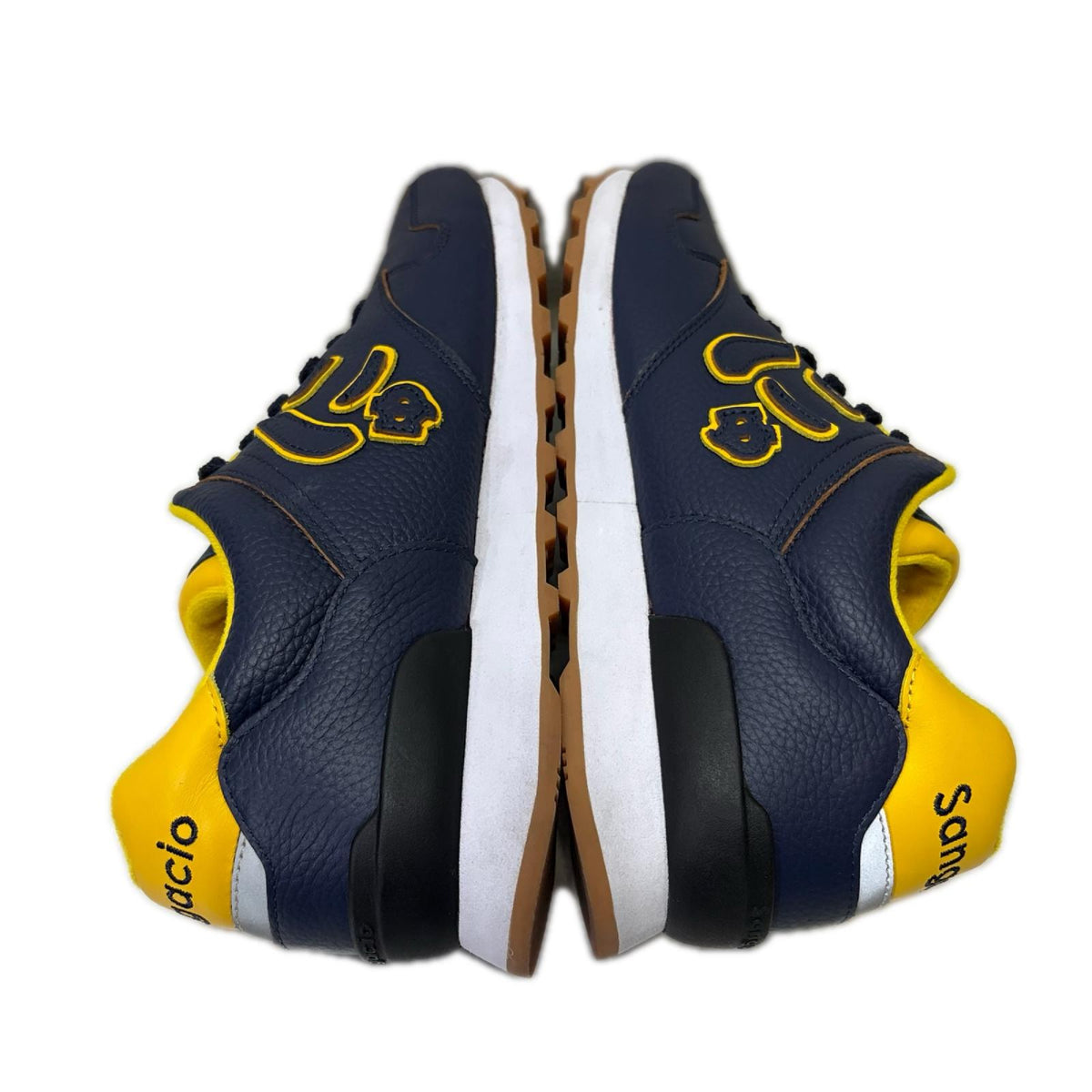 スニーカー 7周年記念モデル にゅ~ず NAVY/YELLOW 29cm (US11 UK10 1/2 EU48) ネイビー