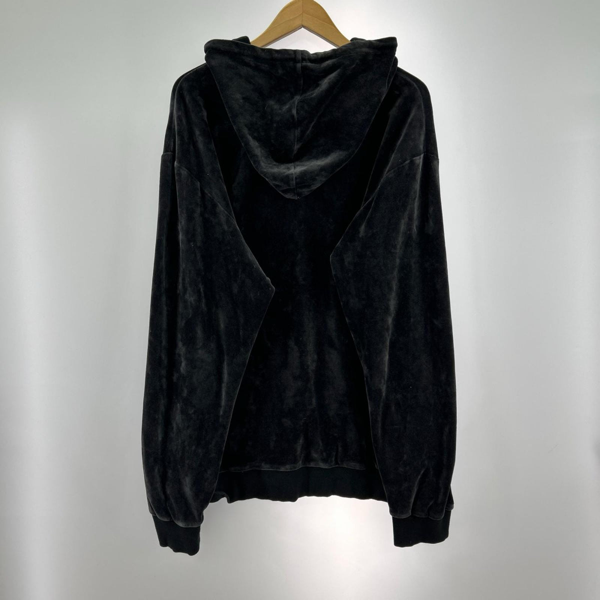 パーカー ベロアパーカー BLK ブラック