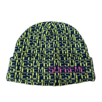 ニットキャップ Digital beanie グリーン