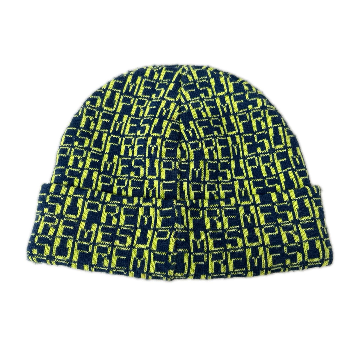 ニットキャップ Digital beanie グリーン