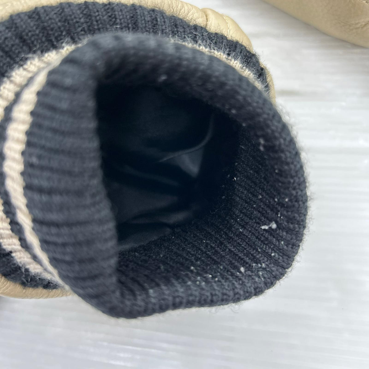 ジャケット 22AW SKOOKUM袖レザースタジャン 2 ブラック
