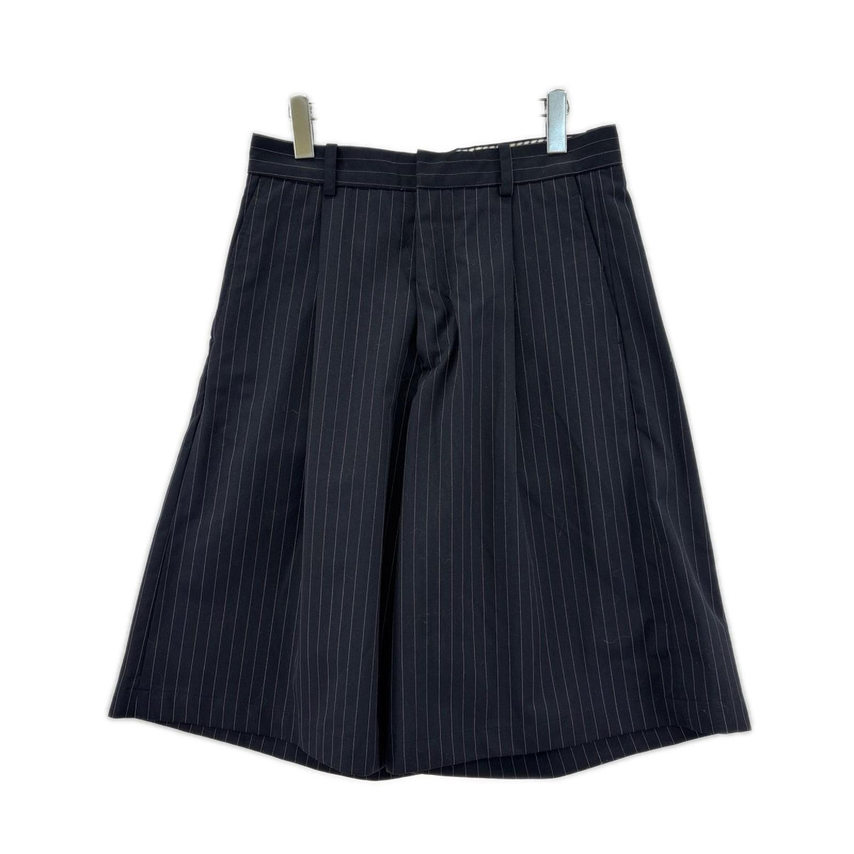 ショートパンツ VIA RELAX SHORT TROUSERS ストライプ ネイビー 1 ネイビー