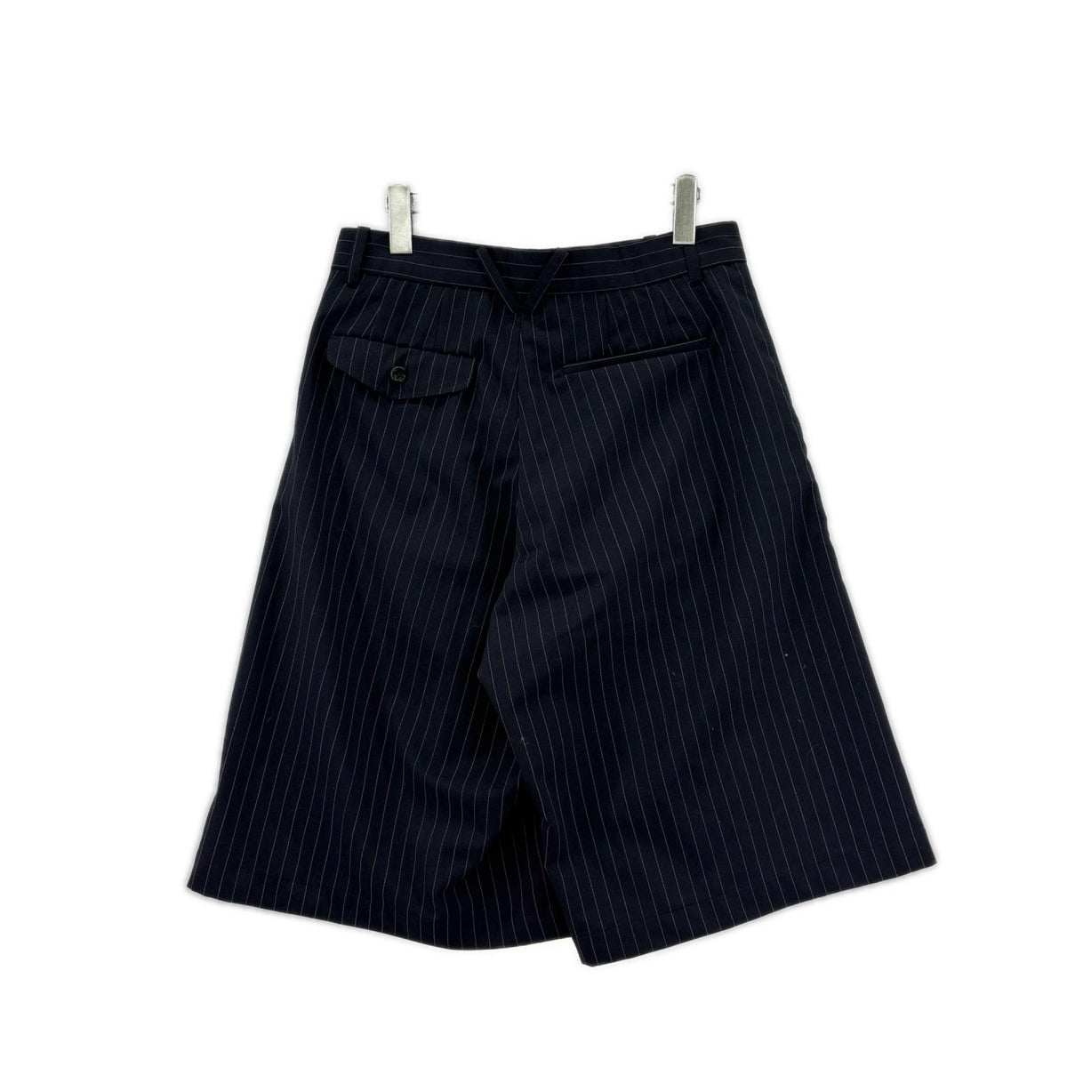 ショートパンツ VIA RELAX SHORT TROUSERS ストライプ ネイビー 1 ネイビー