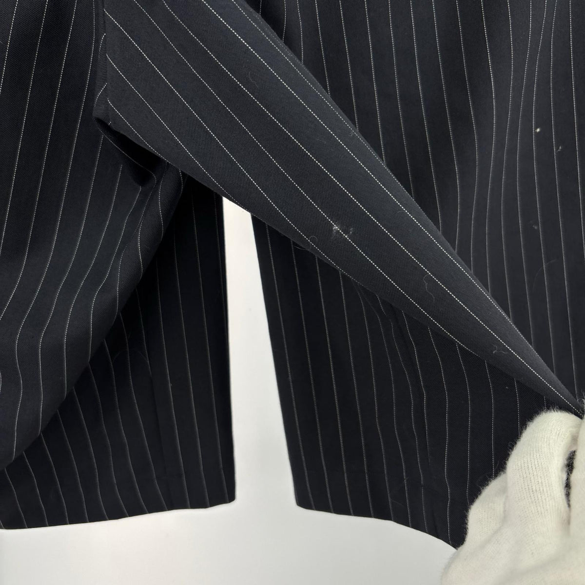 ショートパンツ VIA RELAX SHORT TROUSERS ストライプ ネイビー 1 ネイビー