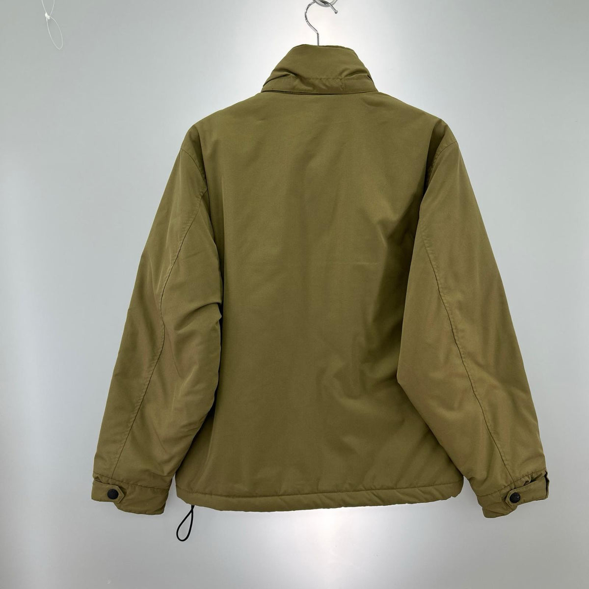ジャケット 裏フリースジップアップブルゾン カーキ M カーキ