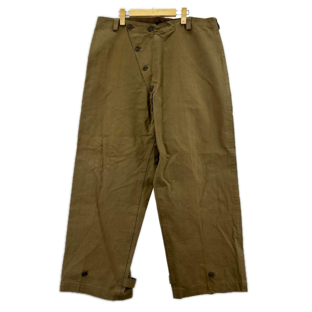 パンツ 60S イタリア軍 モーターサイクルパンツ KHK カーキ