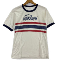 半袖Tシャツ 80S THAILAND リンガーT WHT L L ホワイト