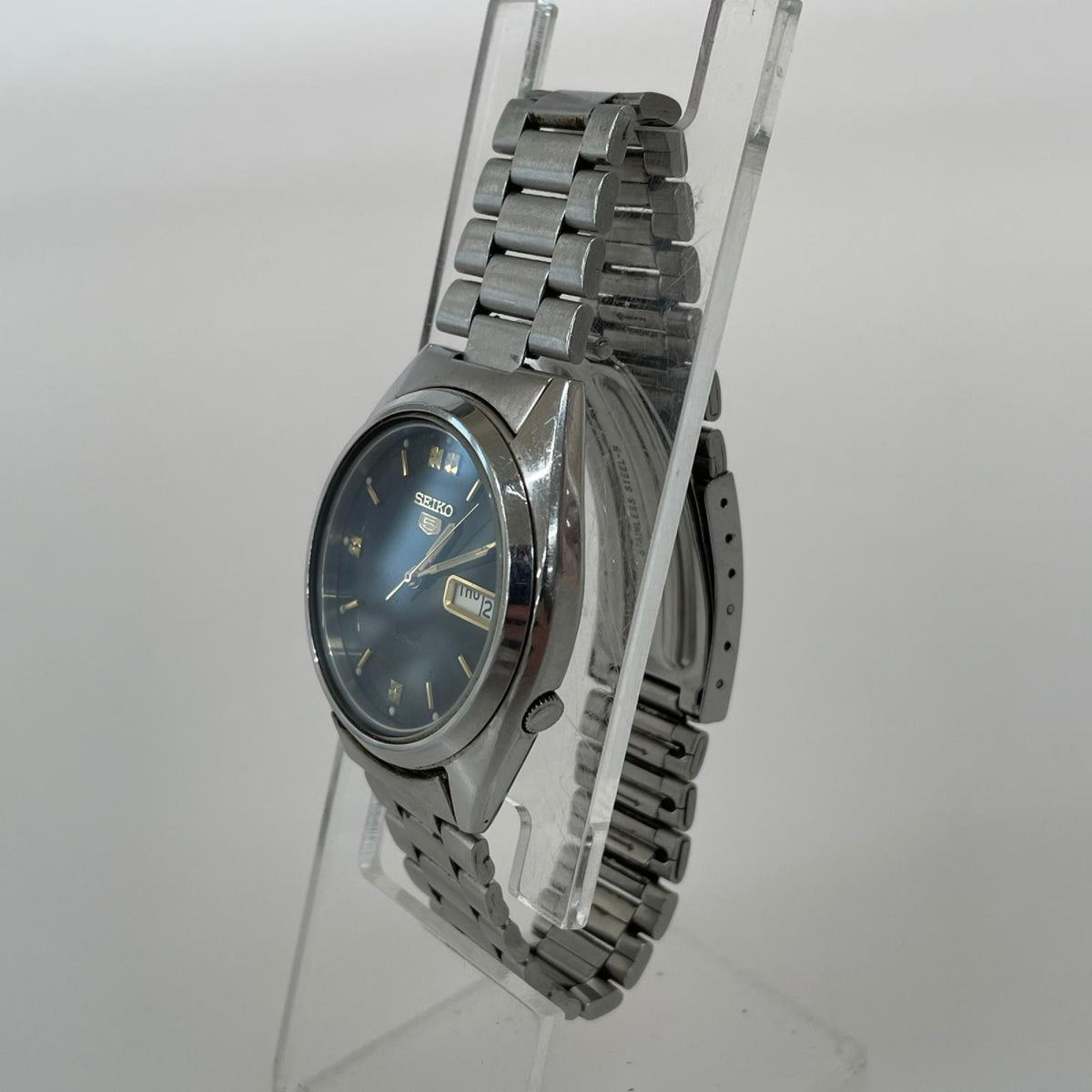 腕時計 SEIKO5 自動巻き ブラック